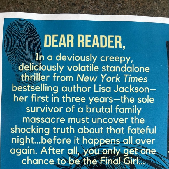 Lisa Jackson • the girl who survived paperback book thriller 📚 - Picture 6 of 6